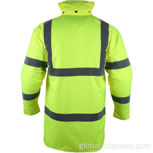 Reflective Safety Bomber Jacket Oem Factory High Visibility Tape Reflective Bomber Jacket Factory